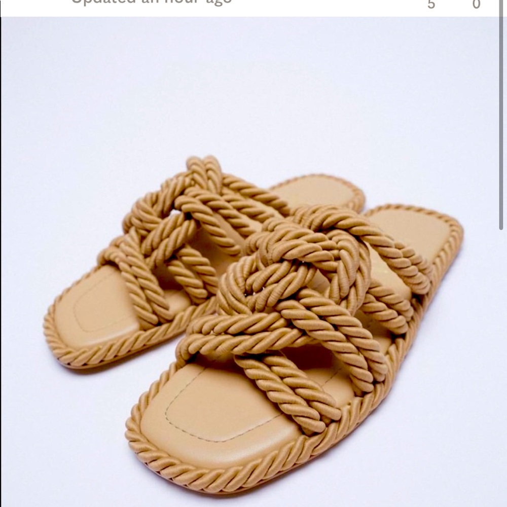 Zara Rope Sandals - NWOT